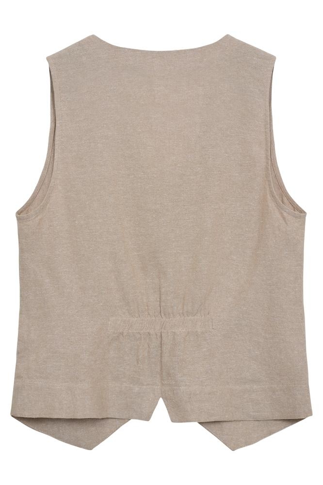 FQLAVA WAISTCOAT 206284 SAND MELANGE